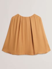 Ted Baker Nude Evros Long Sleeve Blouse - Image 6 of 6