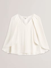 Ted Baker Cream Evros Long Sleeve Blouse - Image 5 of 6