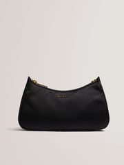 Ted Baker Purple Bolt Agnise Chain Detail Satin Shoulder Bag - Image 1 of 4