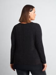 Live Unlimited Gold Curve Sparkle Jersey Hanky Hem Tunic - Image 2 of 7