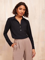 Friends Like These Black Long Sleeve Jersey Shirt - Image 1 of 4