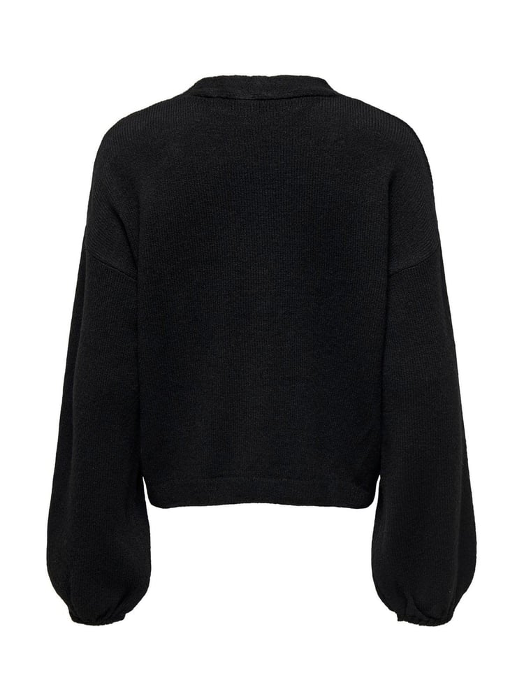 ONLY Black Long Sleeve Bow Embellished Cardigan - Image 6 of 6