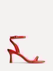 Linzi Red Elevate Low Stiletto Heeled Sandals - Image 2 of 5