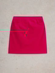White Stuff Pink Coral Velvet Skirt - Image 5 of 6