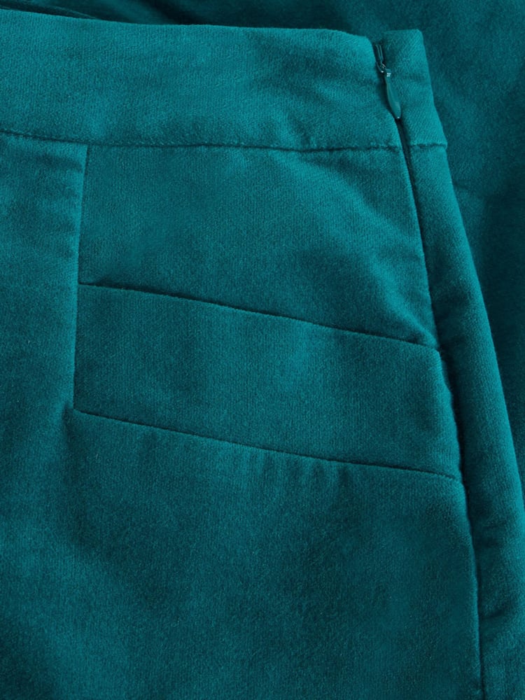 White Stuff Green Coral Velvet Skirt - Image 6 of 6 White Stuff Green Coral Velvet Skirt - Image 6 of 6
