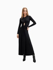 AllSaints Black Xylia Long Sleeves Dress - Image 4 of 6