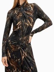 AllSaints Black Mina Dress - Image 2 of 6