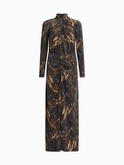 AllSaints Black Mina Dress - Image 6 of 6