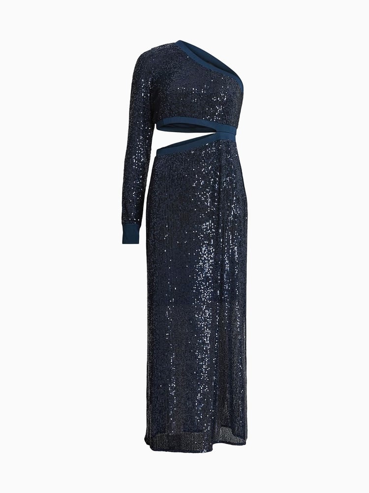 AllSaints Blue Daisy Topaz Dress - Image 7 of 7 AllSaints Blue Daisy Topaz Dress - Image 7 of 7