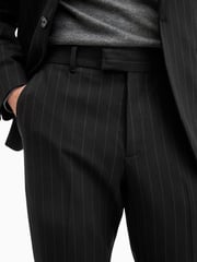 AllSaints Black Heddon Trousers - Image 3 of 7