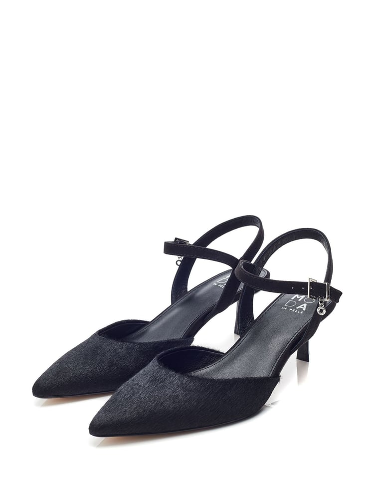 Moda in Pelle Jobourg Pointed Kitten Heel Strappy Shoes - Image 2 of 4