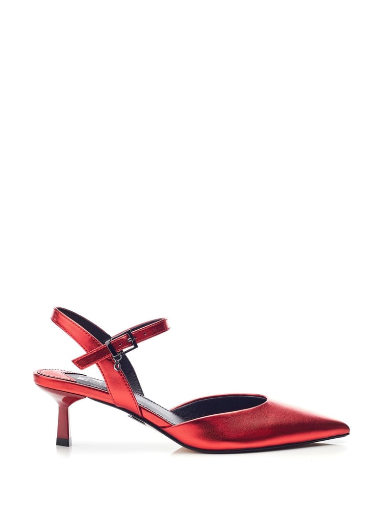 Moda in Pelle Jobourg Pointed Kitten Heel Strappy Shoes - Image 1 of 4