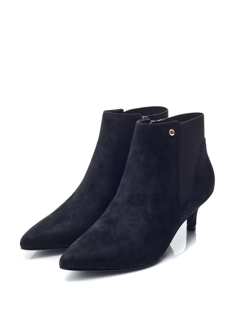 Moda in Pelle Qute Kitten Heel Chelsea Black Boots - Image 2 of 4 Moda in Pelle Qute Kitten Heel Chelsea Black Boots - Image 2 of 4