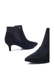 Moda in Pelle Qute Kitten Heel Chelsea Black Boots - Image 4 of 4