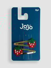 JoJo Maman Bébé Red Strawberry Clips 2 Pack - Image 2 of 3