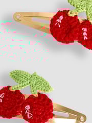 JoJo Maman Bébé Red 2-Pack Crochet Clips - Image 3 of 3