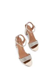 KG Kurt Geiger Gold Fleur Bling Sandals - Image 5 of 5