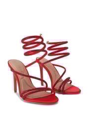 Carvela Red Spiral 105 Sandals - Image 3 of 5