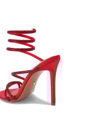 Carvela Red Spiral 105 Sandals - Image 4 of 5