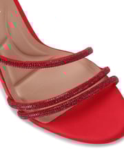 Carvela Red Spiral 105 Sandals - Image 5 of 5