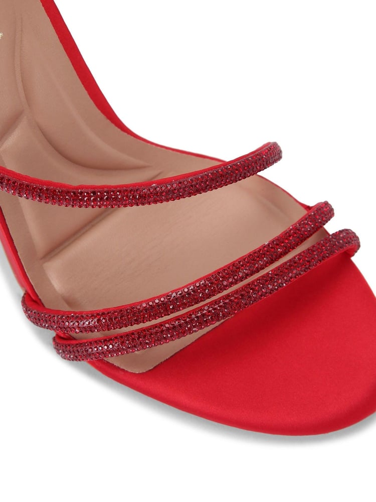 Carvela Red Spiral 105 Sandals - Image 5 of 5