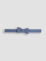 JoJo Maman Bébé Navy Blue 4-Piece Shirt & Trousers Set With Blazer & Bow Tie - Image 10 of 11