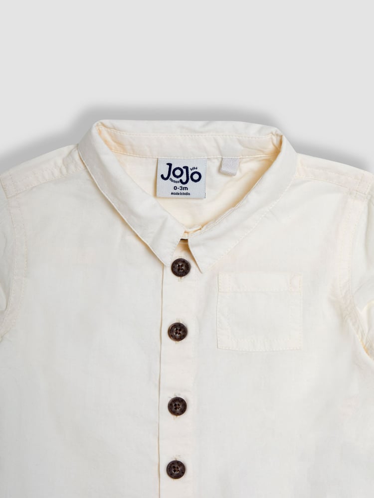 JoJo Maman Bébé Navy Blue 4-Piece Shirt & Trousers Set With Blazer & Bow Tie - Image 11 of 11