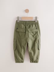 Black/Khaki Lined 100% Cotton Cargo Trousers (3mths-7yrs) - Image 4 of 6