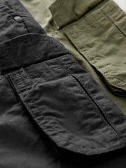 Black/Khaki Lined 100% Cotton Cargo Trousers (3mths-7yrs) - Image 6 of 6