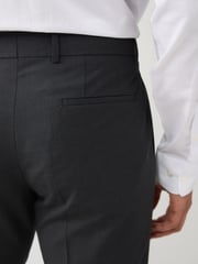 BOSS Grey Slim Fit Wool Trousers - Image 4 of 6