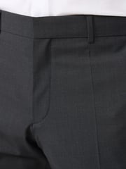 BOSS Grey Slim Fit Wool Trousers - Image 5 of 6