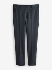 BOSS Grey Slim Fit Wool Trousers - Image 6 of 6