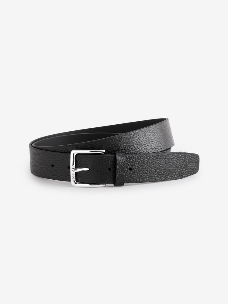 BOSS Black Black Leather Belt - Image 1 of 1