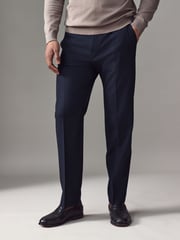 HUGO Blue Hugo Wool Blend Stretch Trousers - Image 1 of 4