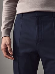 HUGO Blue Hugo Wool Blend Stretch Trousers - Image 3 of 4