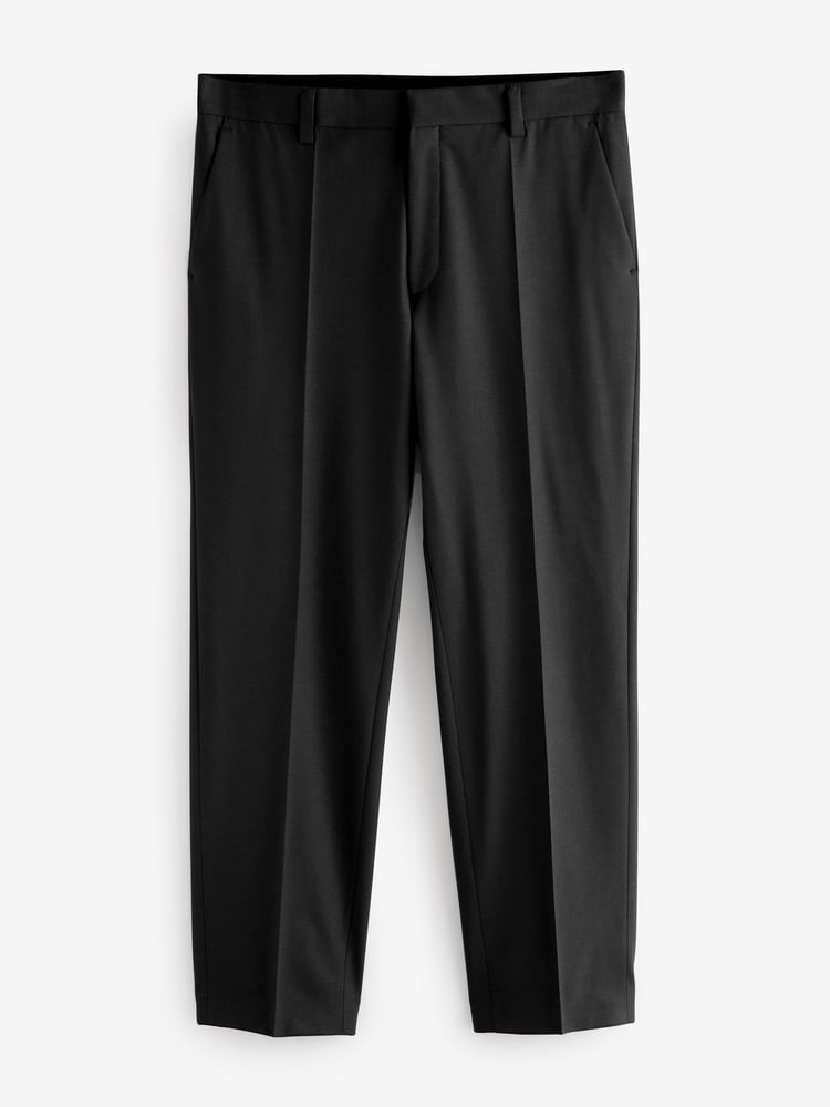 HUGO Black Hugo Wool Blend Stretch Trousers - Image 4 of 4