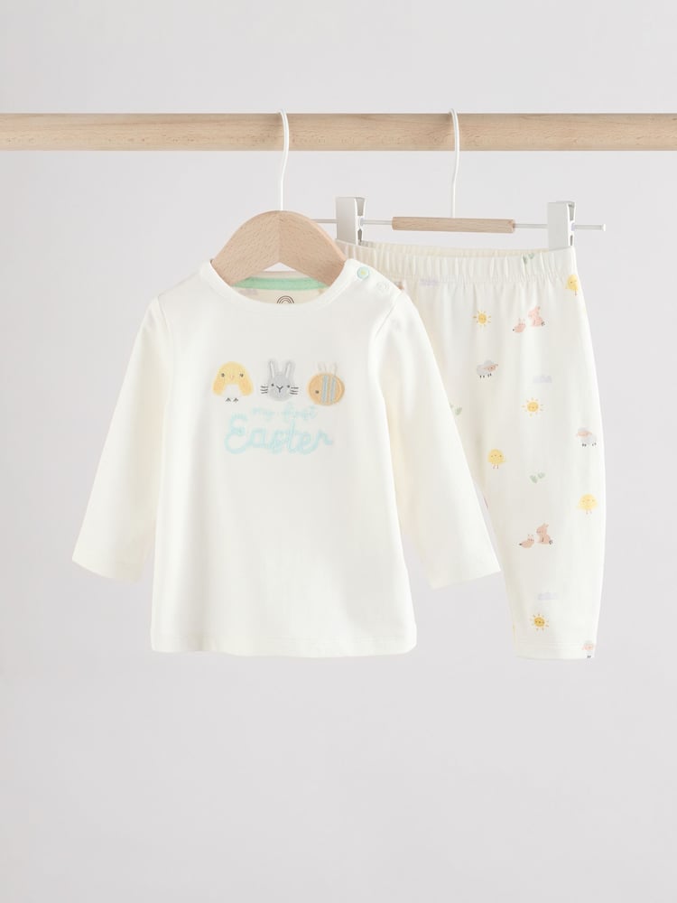 Mein erstes Ostern - Baby 2-teiliges Set mit T-Shirt und Leggings (0 Monate – 2 Jahre) - Bild 1 von 12 Mein erstes Ostern - Baby 2-teiliges Set mit T-Shirt und Leggings (0 Monate – 2 Jahre) - Bild 1 von 12
