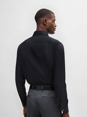 BOSS Black Slim Fit Stretch Poplin Shirt - Image 2 of 6