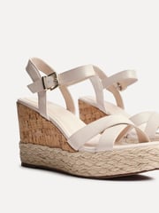 Linzi Natural Lilia Cork Wedges With Rope Detail - Image 3 of 5