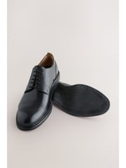 Black Leather Toecap Shoes - Image 5 of 5