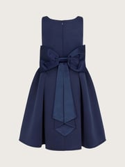 Monsoon Blue Molly Scuba Bow Bridesmaid Dress - Image 2 of 3