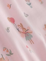 Pink Mouse and Floral Print Baby 100% Cotton Rompers 3 Pack - Image 10 of 11