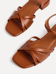 Linzi Brown Zenna Strappy Mini Heeled Sandals - Image 4 of 5