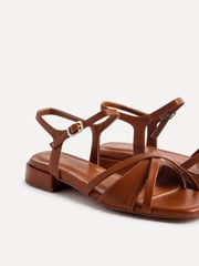 Linzi Brown Zenna Strappy Mini Heeled Sandals - Image 5 of 5
