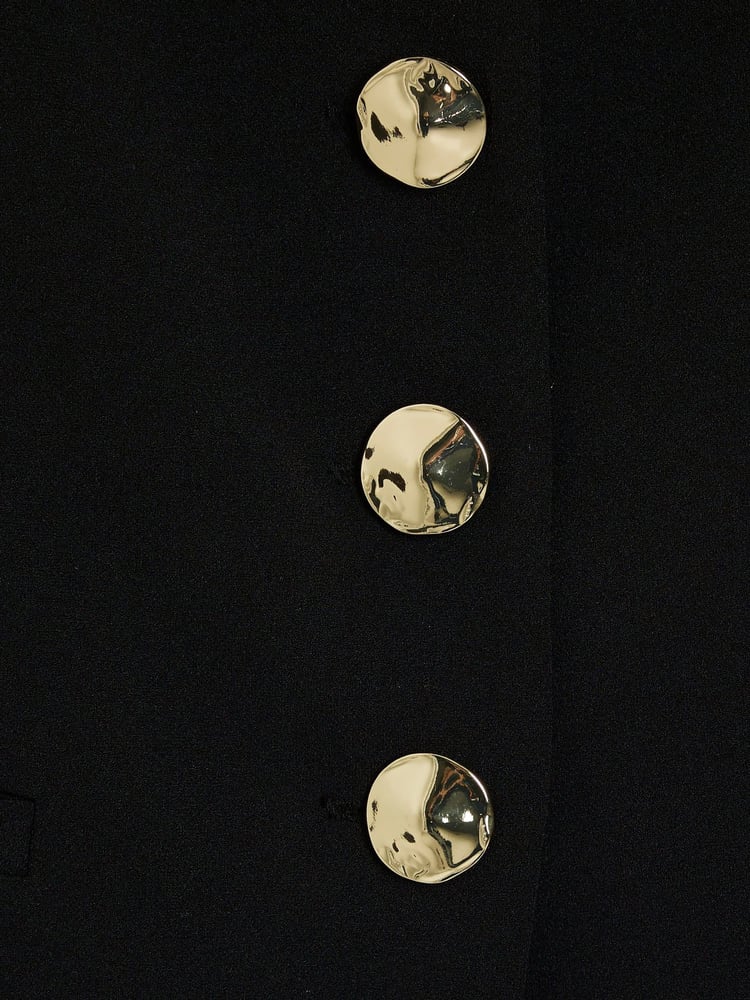 River Island Black Square Neck Waistcoat - Image 4 of 4 River Island Black Square Neck Waistcoat - Image 4 of 4