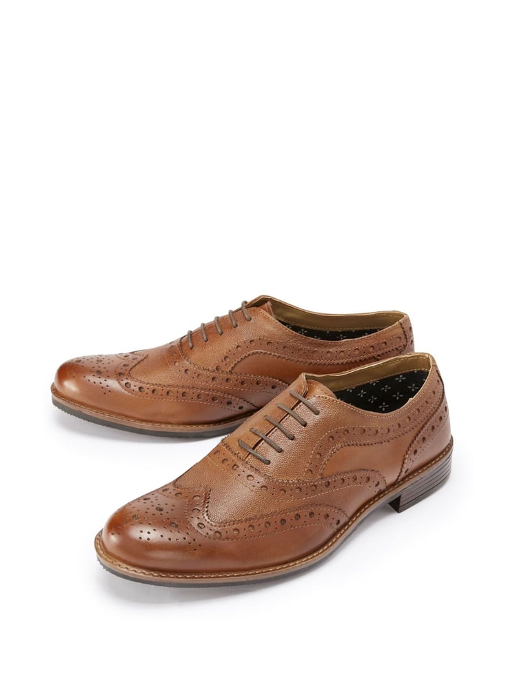 Skopes Brown Country Brogues Shoes - Image 2 of 4 Skopes Brown Country Brogues Shoes - Image 2 of 4