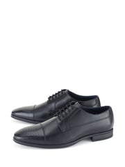Skopes Black Toe Cap Brogues Shoes - Image 2 of 4