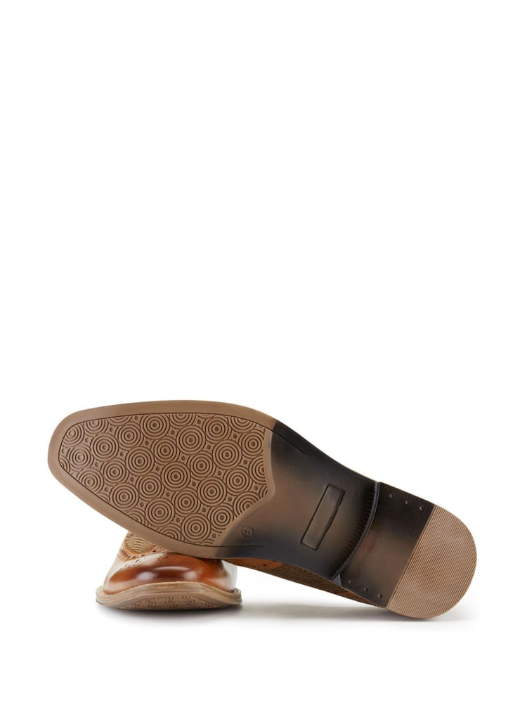 Skopes Brown Tweed Brogues Shoes - Image 4 of 4 Skopes Brown Tweed Brogues Shoes - Image 4 of 4