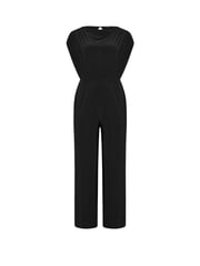 Yours Curve Black Limited Drape Cowl Neck Jumpsuit - Image 5 of 5
