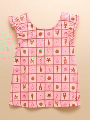 Joules Butterfly Pink Frill Sleeve Vest Three Pack - Image 2 of 10